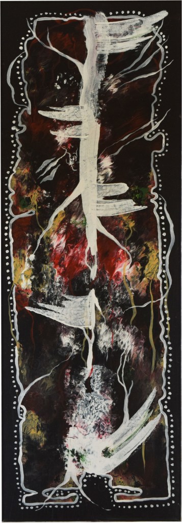 Father figure 60x20 Acrylics on canvas 2020